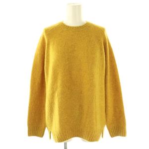 カシミヤシルクリブタートルニット セーター 長袖 1 マスタード色 /NR OS