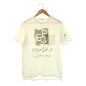 別注 PEG UNIFORM CREW Tシャツ カットソー S ホワイト グレー /DO OS AD