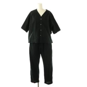 Twill Tack All In One オールインワン テーパード 半袖 S ブラック /ES OS