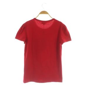 EMPORIO ARMANI ハート Tシャツ カットソー プリント 42 レッド /MY OS