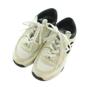 CHANEL Low TOP Trainer スニーカー 37 ホワイト G38299
