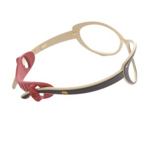 めがねカチューシャ ロゴ 黒 ブラック ベージュ /SR