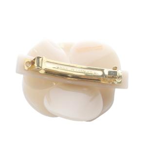 Alexandre De Paris カメリアバレッタ ロゴ ピンクベージュ /SR