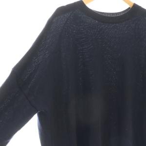 L'Appartement SIDE SLIT KNIT サイドスリットニット セーター プルオーバー ウール ネイビー 紺 /CX
