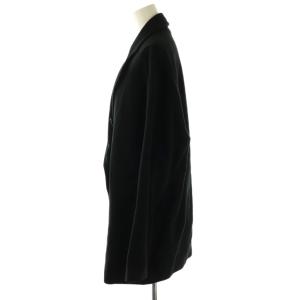 Lisiere L'Appartement ウールダブルボタンコート ミドル丈 ブラック /HK OS