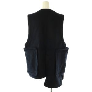 ENFOLD サンプル品 25AW PIPING VEST 38 ネイビー