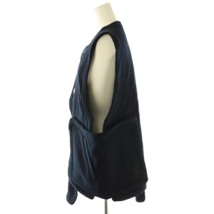 ENFOLD サンプル品 25AW PIPING VEST 38 ネイビー