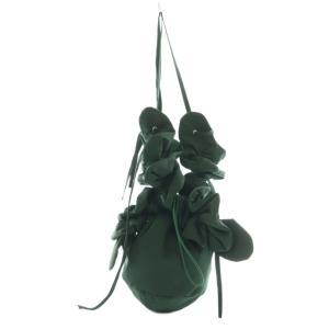 サンプル品 24AW フラワー バッグ FLOWER BAG ハンド 緑 グリーン /SS OS