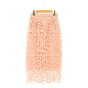 ボンレースタイトスカート ロング 38 ピンク /CX OS SH