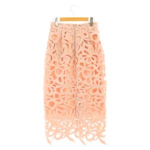 CELFORD ボンレースタイトスカート ロング 38 ピンク /CX OS SH