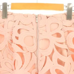 CELFORD ボンレースタイトスカート ロング 38 ピンク /CX OS SH