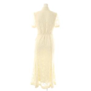 SNIDEL 25SS レースポロドレス ワンピース 半袖 ロング 0 オフホワイト SWFO251120 /NR OS
