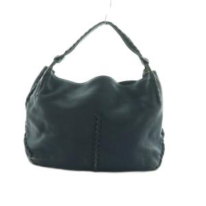 BOTTEGA VENETA ワンショルダーバッグ 編み込み ブルー