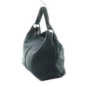 BOTTEGA VENETA ワンショルダーバッグ 編み込み ブルー