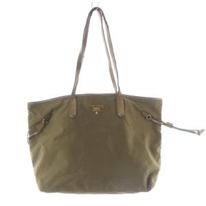 ナイロン ショルダーバッグ トートバッグ ロゴ カーキ 緑 グリーン BR4001 /SR OH