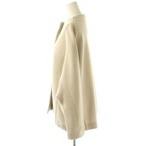 evam eva evameva エバムエバ press wool short coat 2 ベージュ