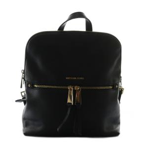 リュックサック デイパック ゴールドカラー金具 黒 ブラック /AQ OS