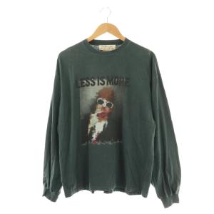 23AW LESS IS MORE L/S T-SH ロンT Tシャツ カットソー 長袖 コットン M