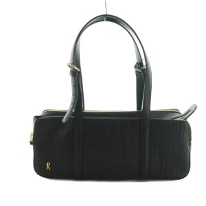 トートバッグ レザー 型押し ブラック