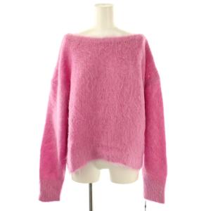 25AW オーバーニット トップ 36 ピンク