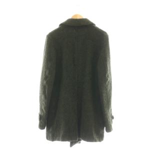 Comme des Garçons Homme Deux ツイードダブルコート L ウール ダークグリーン AD2023