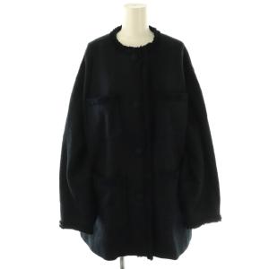 23SS TWEED JACKET 34 ネイビー