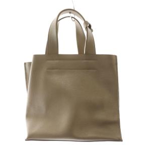 ハンド ロゴチャーム PVCレザー ベージュ /AQ OS