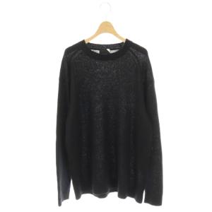 BABY ALPAKA CREW SWEATER ニット セーター 長袖 6 黒 KRAGIW0802