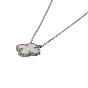 Van Cleef & Arpels ヴィンテージ アルハンブラ ネックレス K18WG Au750 5.3g