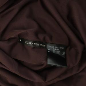 FOXEY NEW YORK ノースリーブワンピース ロング 40 パープル 29326 /MY OS