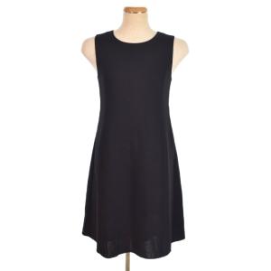 ノースリーブ ワンピース フレア ひざ丈 38 黒 ブラック 31932-DAOFX09K FY
