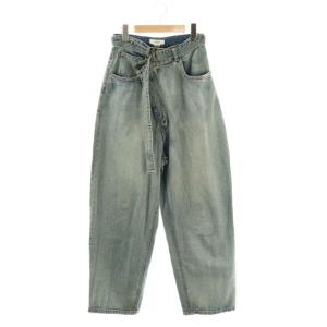CROSS FRONT PAPA DENIM デニムパンツ テーパード 25 ブルー /HK OS