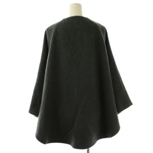 BEARDSLEY 25AW ウールポンチョコート F グレー