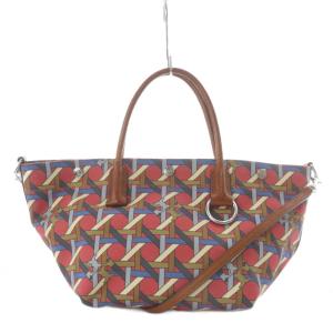 トートバッグ ショルダーバッグ 2way 斜め掛け 総柄 ハンドバッグ 2way マルチカラー /YO10