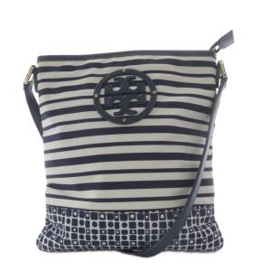 サコッシュ ショルダーバッグ ワンショルダー 斜め掛け ボーダー ナイロン ネイビー ホワイト /YO5