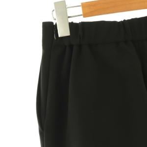 ANAYI 24AW アセテートストレッチシガレットパンツ 34 ブラック /DF OS