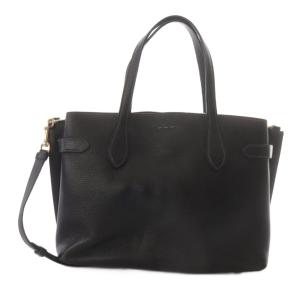 COACH ハンナ キャリーオール バッグ ショルダーバッグ ハンドバッグ レザー 2way 黒 ブラック CH195