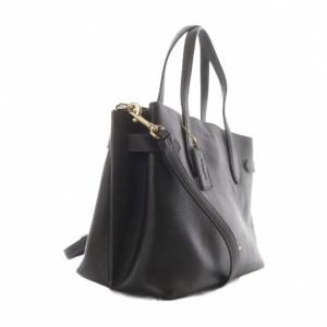 COACH ハンナ キャリーオール バッグ ショルダーバッグ ハンドバッグ レザー 2way 黒 ブラック CH195