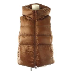 フードダウンベスト 42 ブラウン PI1308D