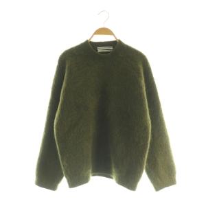 visone sweater ニットプルオーバー ウール M カーキ