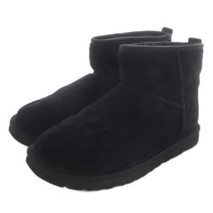 UGG australia CLASSIC MINI CRYSTAL BOW ムートンブーツ ショート 23cm 黒 ブラック 1006749