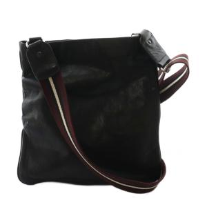 ショルダーバッグ レザー 黒 ブラック マルチカラー /AQ OS