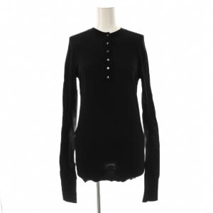 24AW ソフトコットンニット カットソー ブラック /DO OS