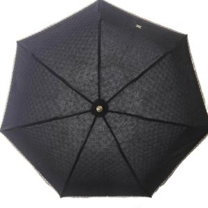 日傘 総柄 レース 黒 ブラック /SR OH