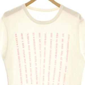 visvim 半袖Tシャツ カットソー ロゴ 2 ホワイト ピンク ネイビー /CX OS