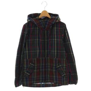 HI-JC42 AD2011 チェック マウンテンパーカー XS ネイビー マルチカラー