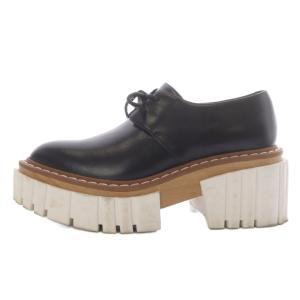 エミリー プラットフォームシューズ ダービーシューズ フェイクレザー 37 ブラック 800268 /YO4