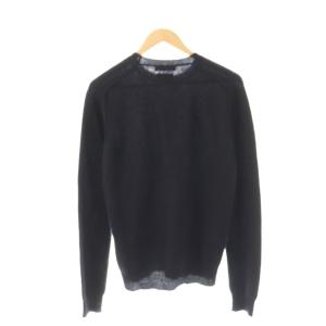 BOTTEGA VENETA カシミヤクルーネックニット セーター 44 ネイビー 603610 /DO OS