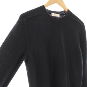 BOTTEGA VENETA カシミヤクルーネックニット セーター 44 ネイビー 603610 /DO OS
