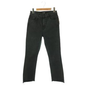 FADED BLACK INSIDER CROP Deuxieme Classe取扱 パンツ デニム フレア